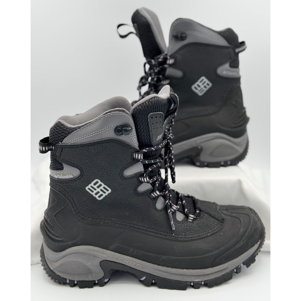 Columbia Women's Bugaboot Insulated Waterproof Boots - Gray - Size 8 BL1572-010